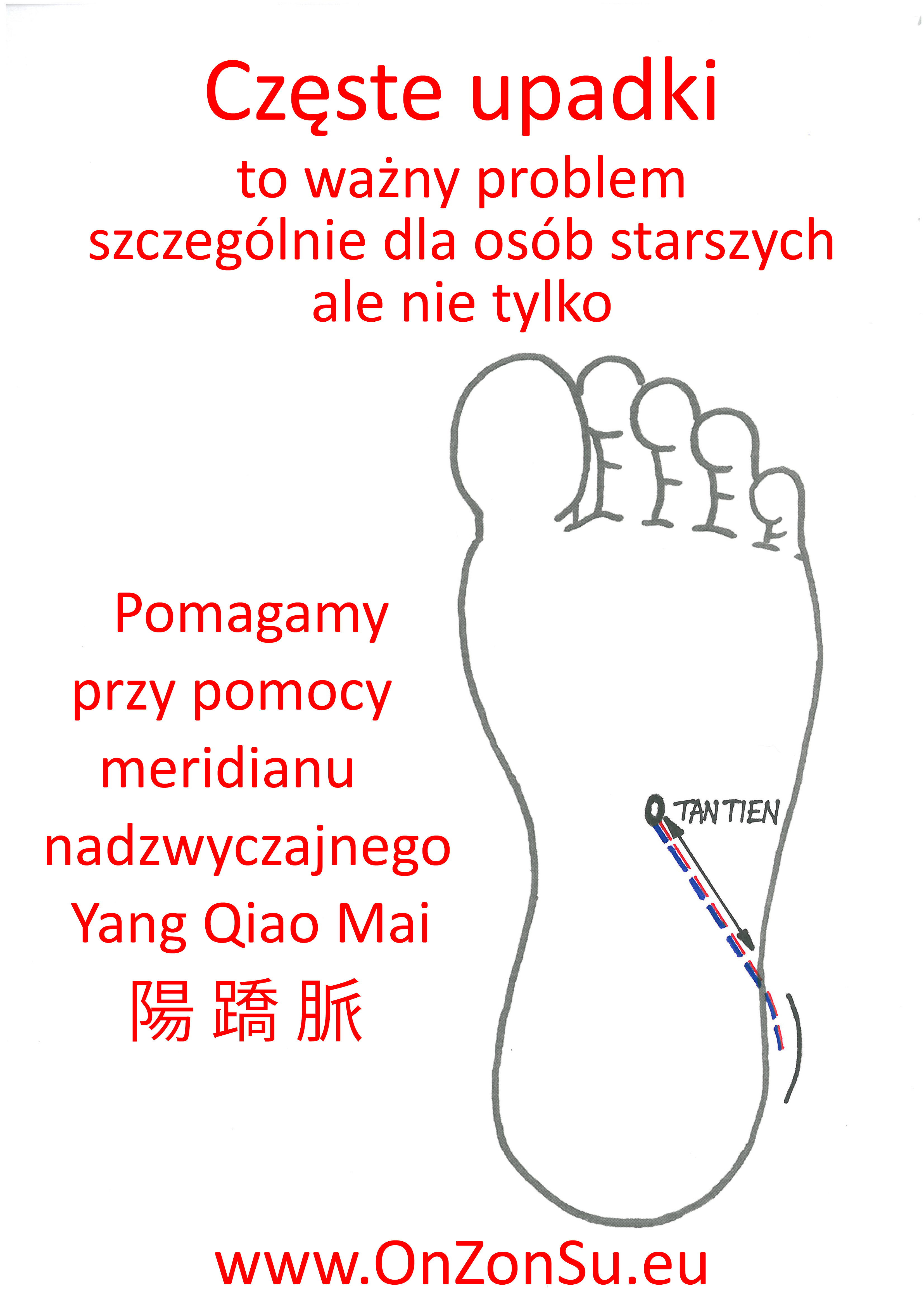 Kurs masażu stóp On Zon Su, Szkolenia refleksologii stóp - Częste upadki - pomagamy przy pomocy meridianu nadzwyczajnego Yang Qiao Mai 陽 蹻 脈 MEM.jpg